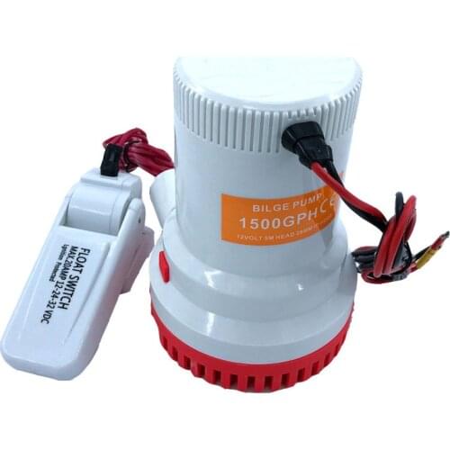 Bilge Submersible Water Pump 12V 24V 1500GPH Set With Switch Boat Motor Homes Houseboat Aquario Filter Accessories Aquarium