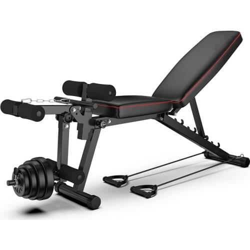 Abdominal Muscle Board Press Bench Multifunctional Sit-ups Board Indoor Fitness Chair Dumbbell Bench Fitness Equipment XE