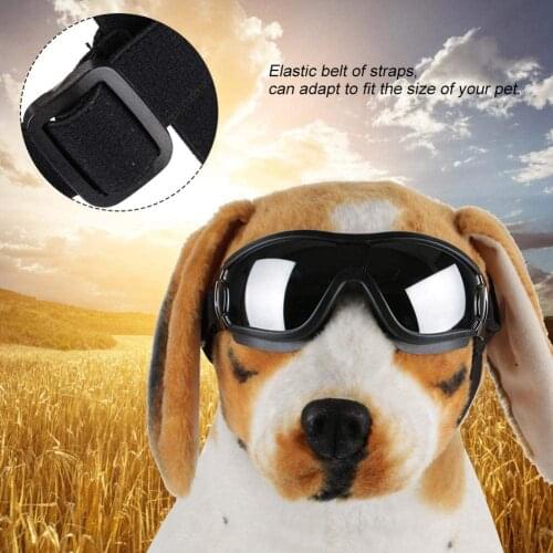 Adjustable Dog Goggles for Medium to Large Breeds, Doggle Blocks Dog Allergies Wind, Stylish, Great for Sun, Park, Truck, Boat