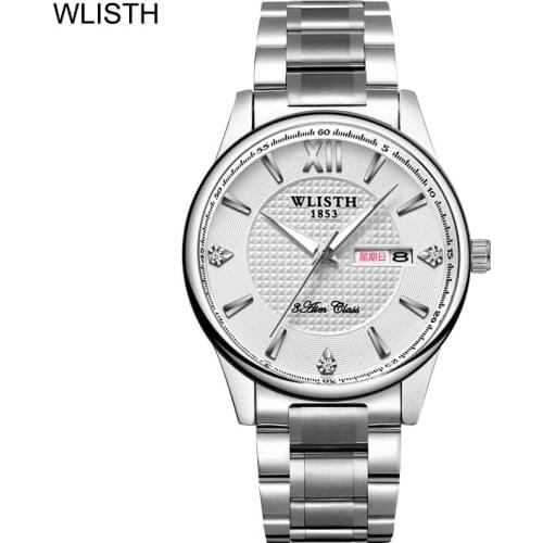 Luxury Reloj 2021 New Couple Watch Double Calendar Mens Watch Womens Watch Watch for Women Reloj Mujer