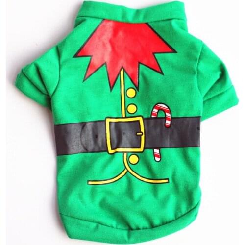 Christmas Dog Clothes New Year Pets Dogs Clothing for Small Medium Dogs Costume Chihuahua Pet Shirt Warm Dog Clothing Yorkshire