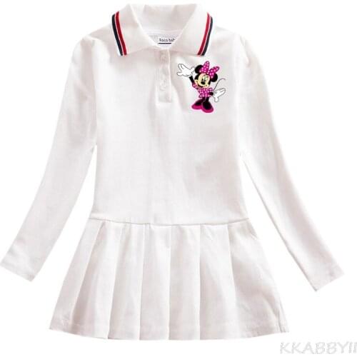 Polo Shirt Foreign Trade Cotton Childrens Wear Spring And Autumn Students Childrens Dress Girl Baby Foreign Style Long Sleeves