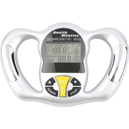 High quality BMI male and female general body fat measuring instrument body fat instrument, hand fat test fat rate LCD