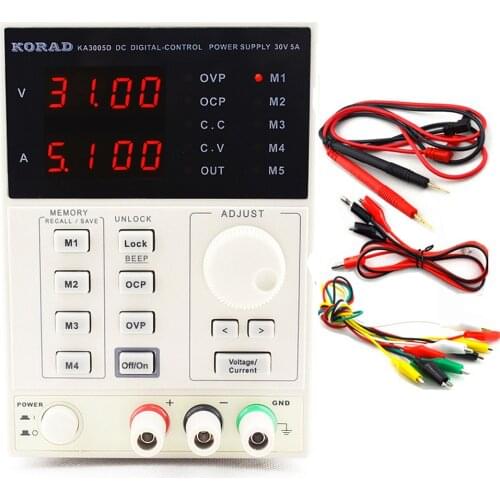 220V KA3005D high precision Adjustable Digital DC Power Supply 30V/5A for scientific research service Laboratory 0.01V 0.001A