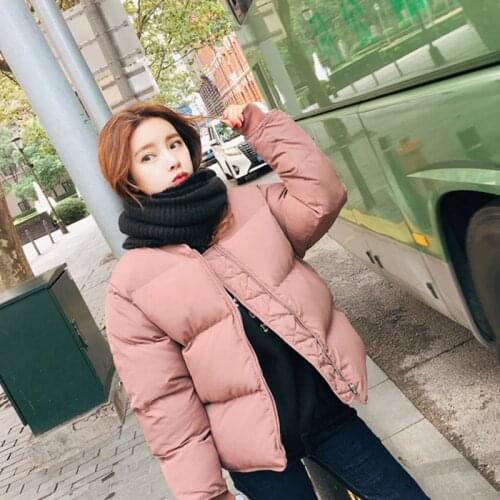 Women Winter Coat 2020 Korean Style New Arrival Warm Padded Puffer Jacket Casual Black Autumn Parkas Gray Green Woman Clothing