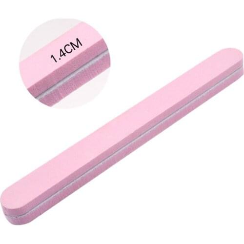 10PCS/LOT Double Side Manicure Nail Buffer Polish Nail File Stripe High Quality Washable Nail Care Art Tools Free Shipping