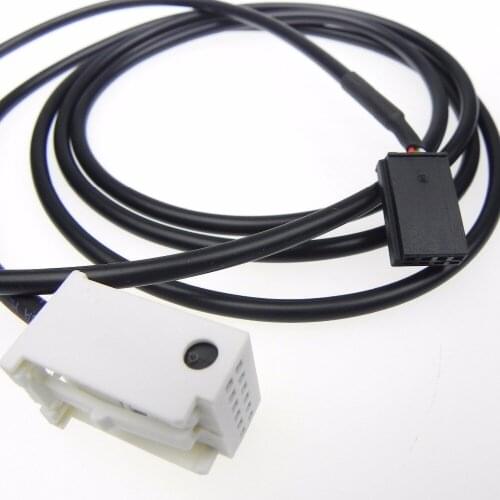 10pcs/ High Quality Aux in Switch w/ USB Wire Cable Adapter For BMW 3 5 7 series