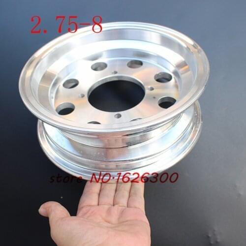2.75-8 Motorcycle Monkey Bike front or rear 8 inch wheel hub 8" rims kit for Monkey motorcycle aluminum alloy rim felly