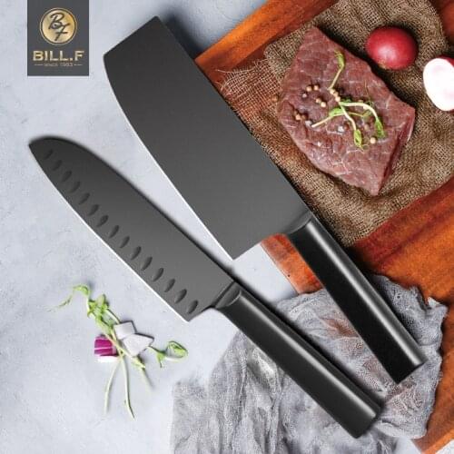 2 kitchen knives, stainless steel knives, kitchenware set, 7-inch material, kitchen knives, frozen meat knives, kitchen tools