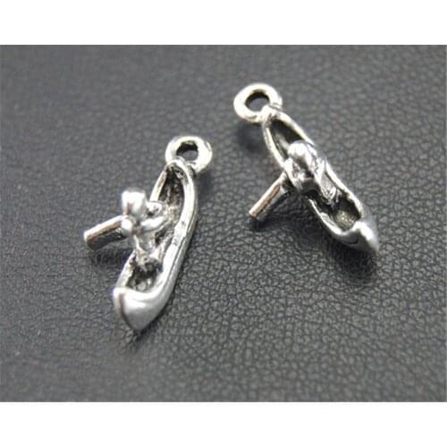 30pcs Silver Color Boating Charm Pendant DIY Necklace Bracelet Bangle Findings 11X13mm A1709