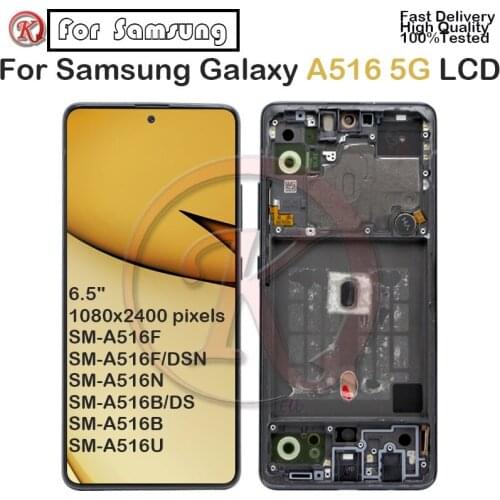 AMOLED For Samsung Galaxy A51 5G A516 LCD Display Touch Screen Digitizer For Samsung A516F A516N A516B A516U Display pantalla
