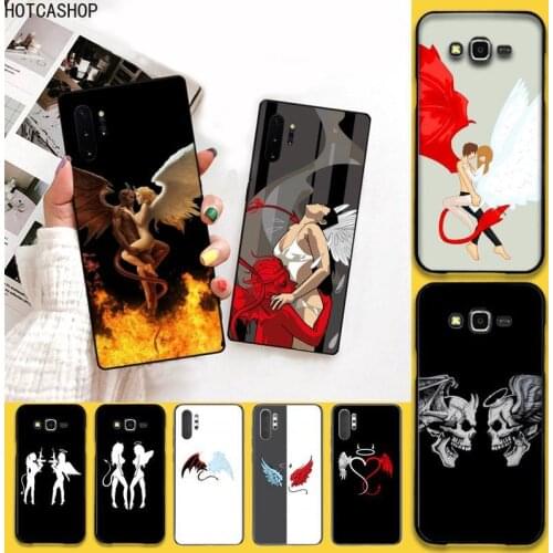 Devil Angels Phone Case For Samsung Galaxy Note20 ultra 7 8 9 10 Plus lite M51 M21 M30S