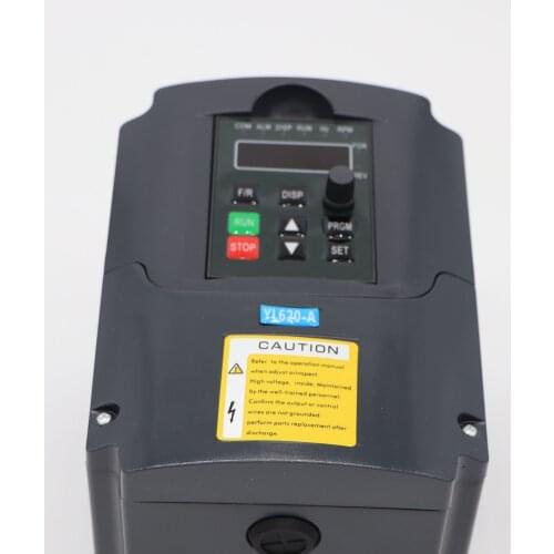 1.5kw VFD inverter for 1.5KW water/air cooling spindle motor,spindle motor