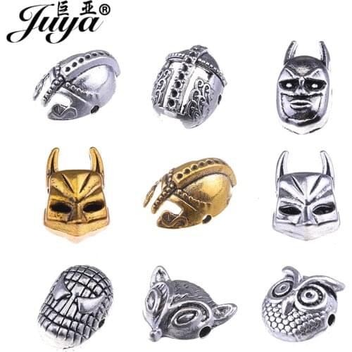 JUYA 10PCS Charm Alloy Beads For Pendant Necklace Bracelet Jewelry Making Crafts DIY Spacer Bead Hand Make jewellery Accessories
