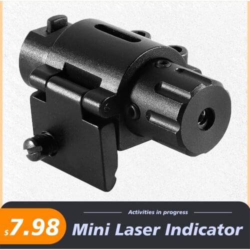 Compact Mini Red Laser Sight Met 20Mm Picatinny Rail Mount Voor Rifle Pistol Laser Sight Hunting Collimtor