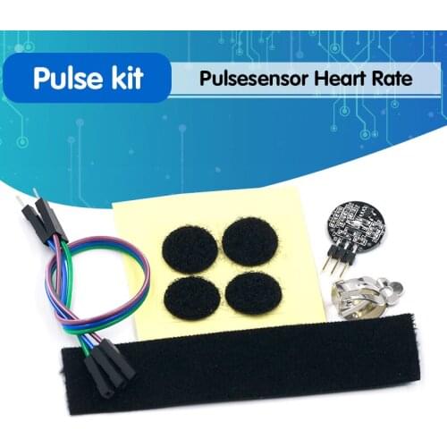 Pulse Sensor Kit for arduino Pulsesensor Heart Rate Module with Fitting