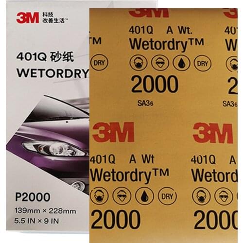3M beauty sandpaper 1500/2000 sandpaper water/dry abrasive sandpaper
