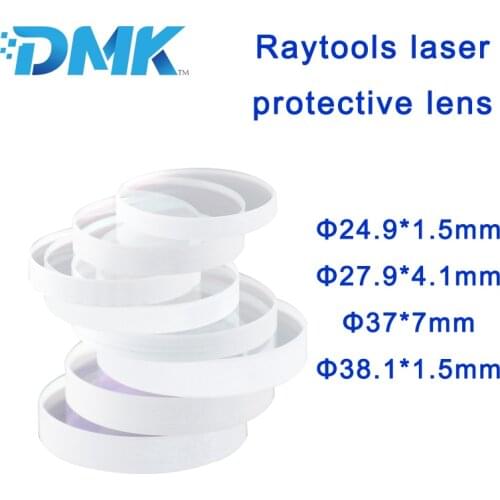 Laser Protective Lens Glass Window Dia.24.9*1.5/27.9*4.1/37*7 /38.1*1.5 For Raytools Fiber Laser Cutting Head