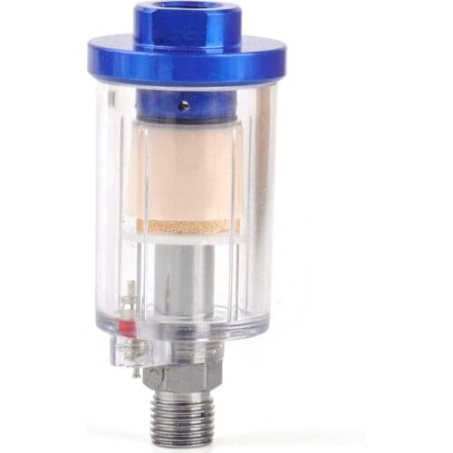 LETAOSK 1/4" Inline Air Filter Mini Water Oil Separator Trap Moisture for Compressor Spray Paint Gun Tool
