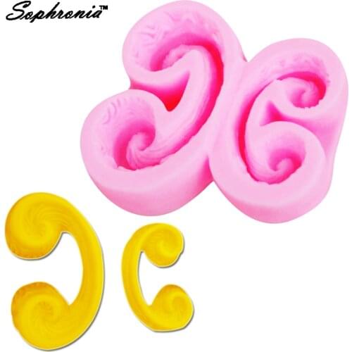 DIY European Relief Cake Border Silicone Molds Wedding Fondant Cake Decorating Gumpaste Chocolate Cupcake Moulds M701