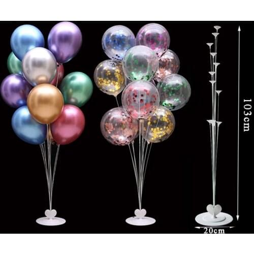 Birthday Party Balloons Stand Holder Column Confetti Ballons Happy Birthday Party Decorations Kids adult Wedding Parties decor
