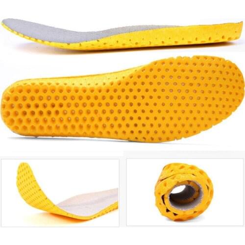 Mesh Breathable Stretch Deodorant Running Cushion Insoles For Feet Man Women Insoles For Shoes Sole Orthopedic Pad Memory Foam