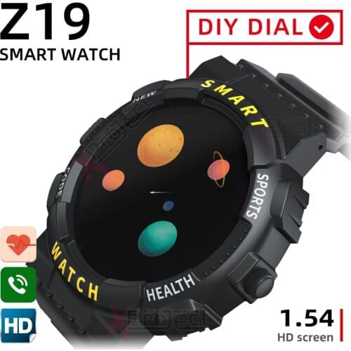 Z19 Smart Watch Bluetooth Call Smartwatch Men Women watches Sport Fitness Bracelet pk iwo W26 W34 W46 Y68 oppo huawei AK76 HW12