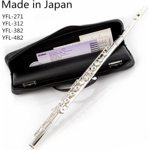 Top Japan Flute 271 382 Professional Cupronickel C Key 16 Hole Flute Silver Plated Musical Instruments With Case and Accessories