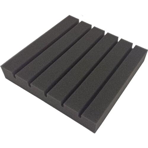 Groove Acoustic Panels Acoustic Treatment Foam Sound Absorbing Foam Soundproof Noise-Canceling Foam Board Studio 30*30*5cm