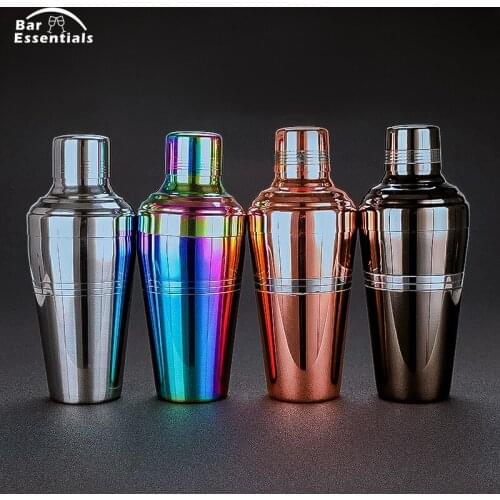 1pc 500ml Stainless Steel Cocktail Shaker Cocktail Mixer Wine Martini Drinking Japanese Style Shaker Party Bar Tools