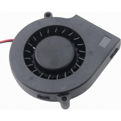 100PCS Gdstime 75x15mm 7515 12V DC Brushless Machine Equitment Exhaust Blower Cooler Turbo Cooling Fan 75mm x 15mm