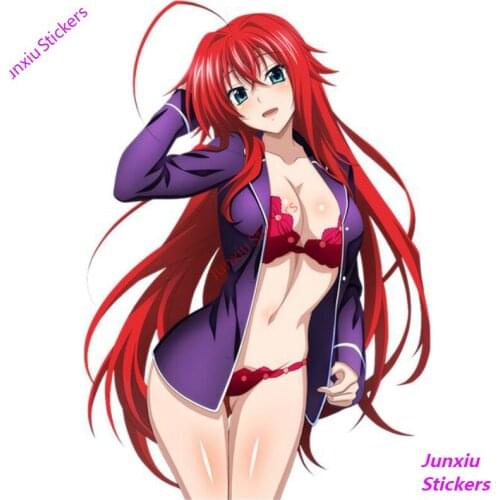 4 HIGH SCHOOL DXD Rias Gremory Render Colorful Car Stickers Decals Anime Sex Girl CAR for Wall Stickers Sexy Beauty KK15*10cm