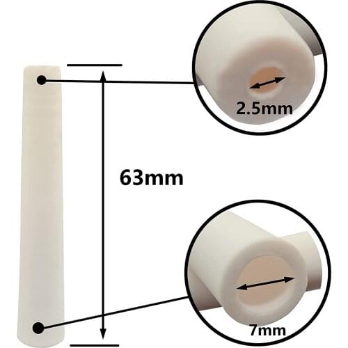 White Cone Ceramic Abrasive Blasting Nozzles for Sandblaster Gun Sandblasting pot