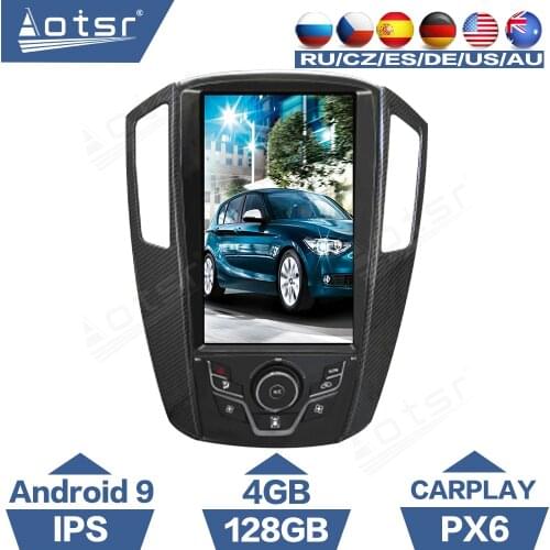 4+128G For Luxgen U6 Tesla Screen Android Car Radio Multimedia Player GPS Navigation CarPlay PX6 13.6" Big Vertical Screen