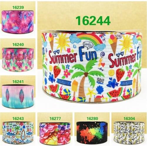 Free shipping 2020 new arrival ribbons Hair Accessories ribbon 10 yards printed grosgrain ribbons 16278