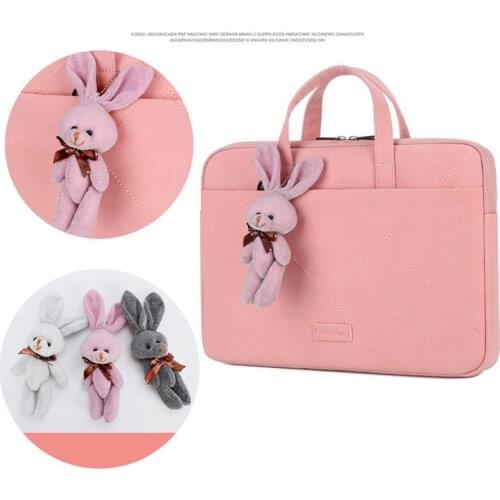 Computer Case Laptop Bag 13/14/15.6 Inch for HP DELL Macbook Waterproof PU Computer Shoulder Handbag Briefcase Bags