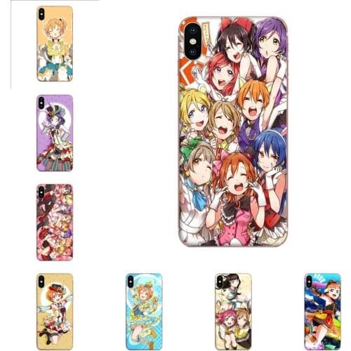 For Samsung Galaxy A51 A01 A81 S9 S8 Plus S20 S10 Plus A50 A70 A40 A71 Rubber Soft Phone Case Anime Love Live