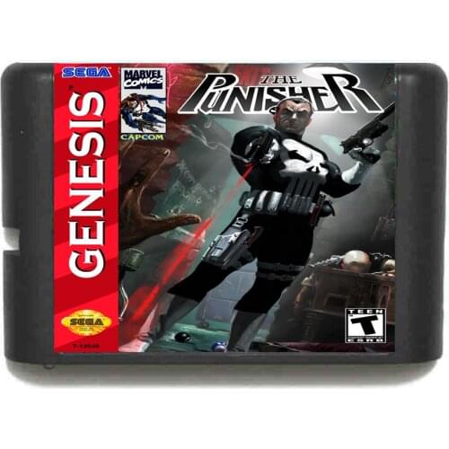 The Punisher 16 bit SEGA MD Game Card For Sega Mega Drive For Genesis