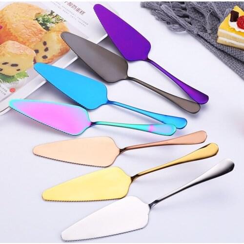 304 Stainless Steel Serrated Edge Cake Server Blade Cutter Pie Pizza Shovel Cake Spatula Cheese Shovel Cake Knife Baking Tool