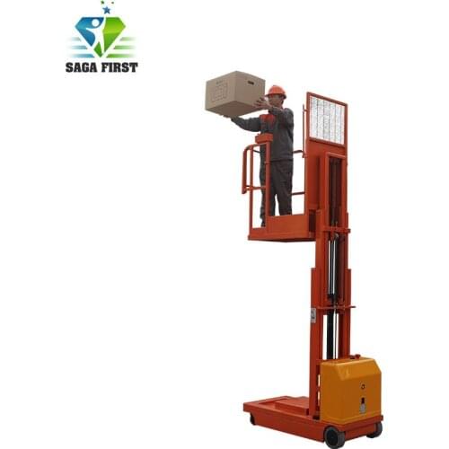 Mobile Picking Up Machine Electric Aerial Order Picker
