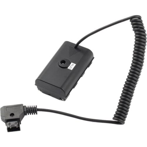 MOOL Power Adapter Cable for D-Tap Connector to NP-F Dummy Battery for Sony NP F550 F570 NP F970