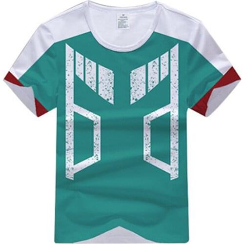 My Hero Academia Boku No Hero Academia T Shirt Izuku Midoriya Adult Men Women T Shirts Outfits Summer Tees Tops