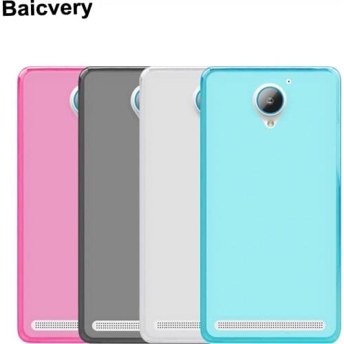 Soft TPU Rubber Matte Case For Lenovo Vibe C2 Colorful Skin Shield Cover for Lenovo Vibe C2 K10a40 5.0