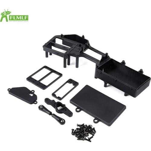 Plastic Double Steering Servo Equipment Compartment Kit Fit for 1/5 Losi 5ive T ROFUN ROVAN LT KingmotorX2 Toys Games Parts