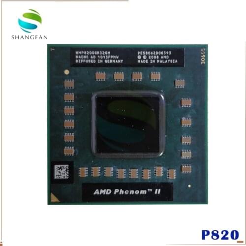 Laptop cpu processor AMD Phenom P820 HMP820SGR32GM CPU 1.8GHz Socket S1 triple Core Socket S1 (S1g4) PGA638