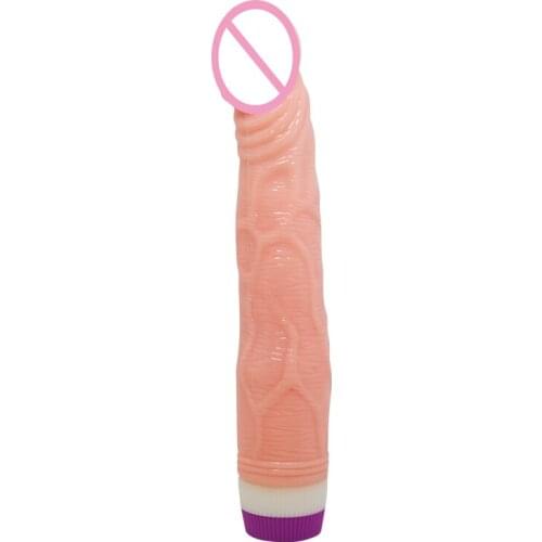 Realistic Big Dildo Vibrator, MLSice Multi Speed Vibrating Artificial Soft Penis G Spot Clitoris Stimulator Sex Toy for Woman
