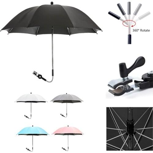 UV Protection Adjustable Baby Stroller Umbrella Holder Accessories Mount Multiused Wheelchair Parasol Shelf Bike Connector