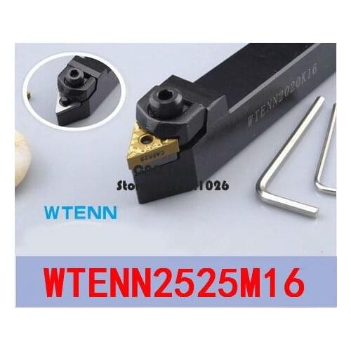 WTENN2525M16 CNC turning tool holder, External turning tools,CNC Lathe cutting tools for TNMG160404/08/12 Inserts Holder tools