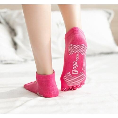 Women Cotton Yoga Socks Breathable Sport Half-fingers Backless Anti-Slip Socks Dance Fitness Sportswear Accessories