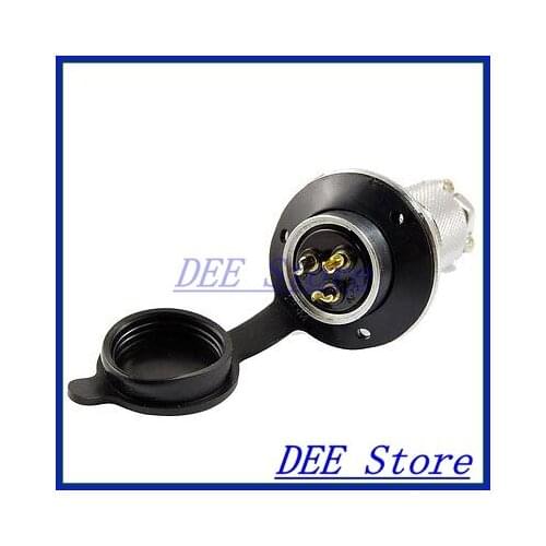 3-Pin Electric Deck Aviation Circular Connector Adapter AC 250V 25A